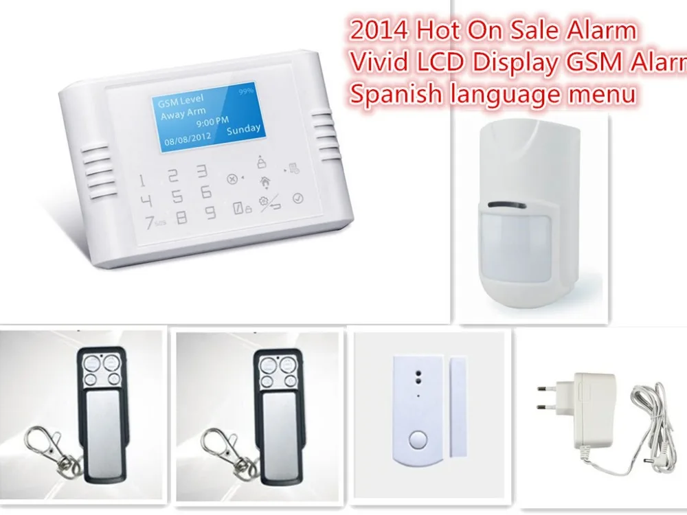Hot On sale Spanish language menu GSM Alarm System Smart Home burglar Alarm System
Hot On sale Spanish language menu GSM Alarm System Smart Home burglar Alarm System