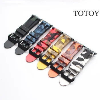 TOTOY Natural Rubber For Iwatch 2/1 Watchbands, 38MM 42MM For Apple Watch Camouflage Rubber Strap, For Iwatch 4 Watchband 44MM
TOTOY Natural Rubber For Iwatch 2/1 Watchbands, 38MM 42MM For Apple Watch Camouflage Rubber Strap, For Iwatch 4 Watchband 44MM