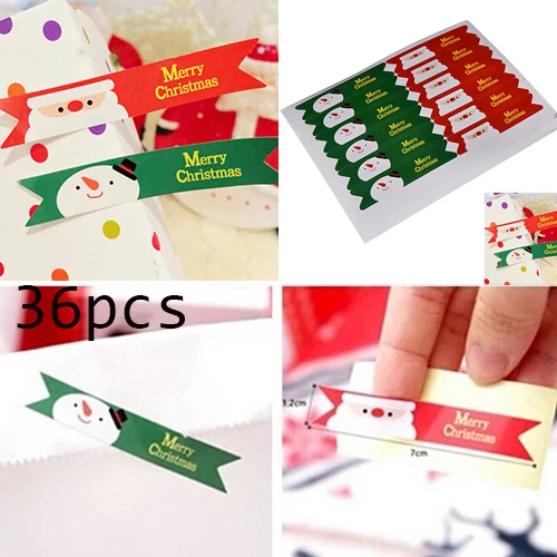 36pcs/set Christmas Cute Santa Claus/snowman Seal Sticker Party Baking Package Paper Tags Labels Merry Christmas Gift
36pcs/set Christmas Cute Santa Claus/snowman Seal Sticker Party Baking Package Paper Tags Labels Merry Christmas Gift