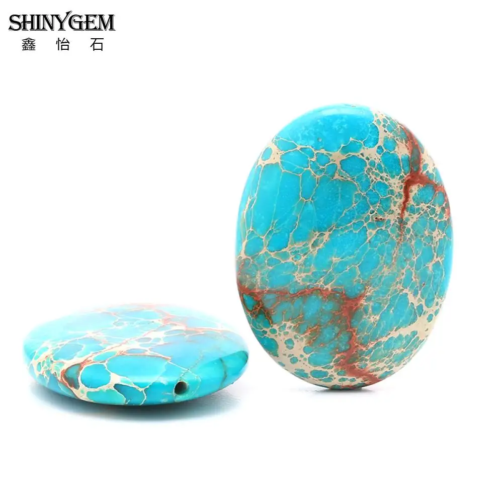 ShinyGem 30*40mm Oval Blue Beads Unique Big Sea Sediment Jaspers Imperial Blue Natural Stone Beads For Jewelry Making 20pcs/Lot
ShinyGem 30*40mm Oval Blue Beads Unique Big Sea Sediment Jaspers Imperial Blue Natural Stone Beads For Jewelry Making 20pcs/Lot