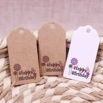 Hot sale New DIY 100pcs 2x4cm white/brown happy birthday 4 kinds of paper tag Scallop Festival birthday Decoration Mini
Hot sale New DIY 100pcs 2x4cm white/brown happy birthday 4 kinds of paper tag Scallop Festival birthday Decoration Mini