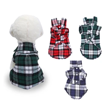Dog Summer Vests Classic Plaid Pet Shirts for Small/Medium/Large Dogs Cats Soft Summer Dogs Shirt Pet Cat Clothes XS/S/M/L 
Dog Summer Vests Classic Plaid Pet Shirts for Small/Medium/Large Dogs Cats Soft Summer Dogs Shirt Pet Cat Clothes XS/S/M/L