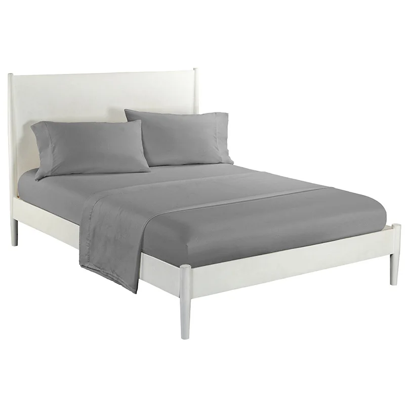 Pure Color Bedding Set Brief Bed Linens Queen/ King Size Gray Soft comfortable white Bed set Flat Sheet+Fitted Sheet+Pillowcase
Pure Color Bedding Set Brief Bed Linens Queen/ King Size Gray Soft comfortable white Bed set Flat Sheet+Fitted Sheet+Pillowcase
