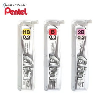 2019 Pentel C253 Ain Hi-Polymer 0.3 mm refill leads for mechanical pencil super hard refills Japan HB ,2B ,B
2019 Pentel C253 Ain Hi-Polymer 0.3 mm refill leads for mechanical pencil super hard refills Japan HB ,2B ,B