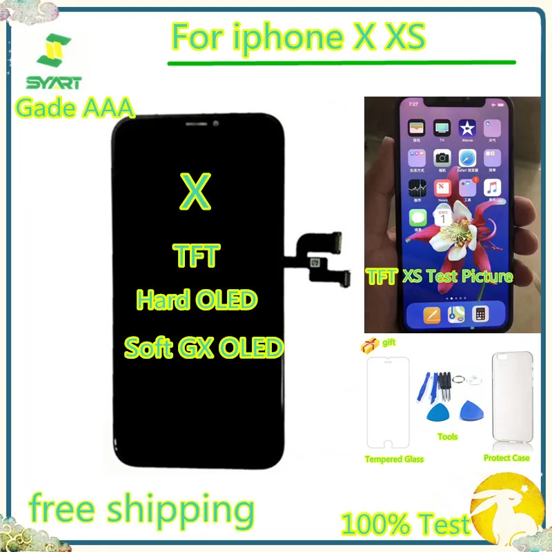 100% Tested LCD Pantalla For iPhone X LCD 10 XS Screen LCD Display Touch Screen Digitizer Assembly For iPhoneX XS Max XR 11 OLED
100% Tested LCD Pantalla For iPhone X LCD 10 XS Screen LCD Display Touch Screen Digitizer Assembly For iPhoneX XS Max XR 11 OLED