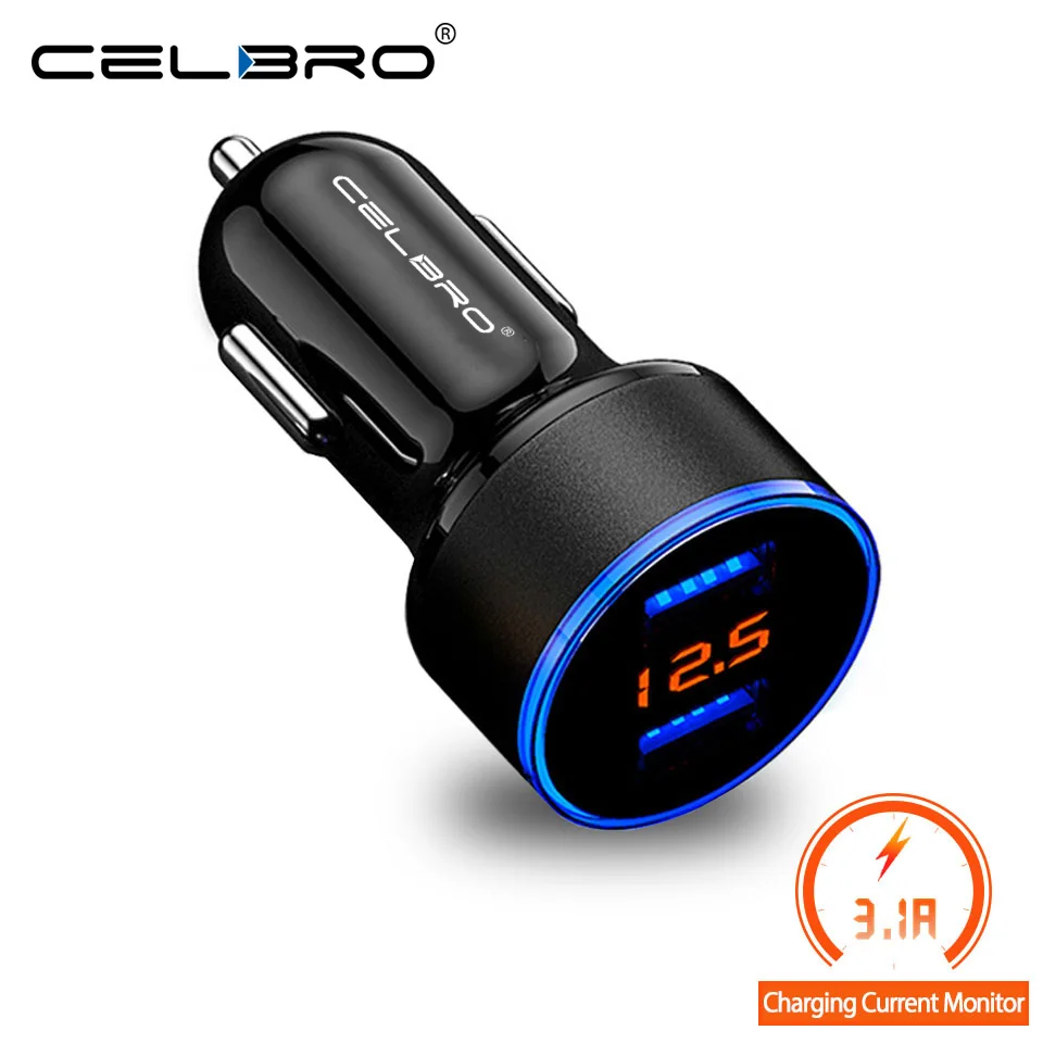 Dual USB Car Charger Digital Led Display Voltage Current Car Charging Adapter Car USB Auto Charger Smart 3.1A For Samsung Note 8
Dual USB Car Charger Digital Led Display Voltage Current Car Charging Adapter Car USB Auto Charger Smart 3.1A For Samsung Note 8