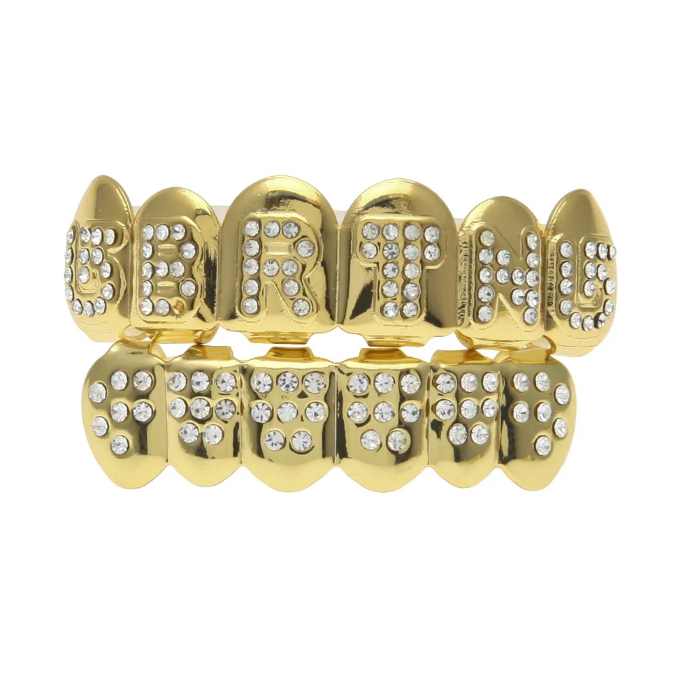 Украшения для тела Grillz Teeth мужчин и женщин ювелирные изделия в стиле хип хоп с