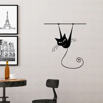 Cartoon climbing wall cat Wall Sticker for kids rooms Glass window home decoration Vinyl Mural lovely Stickers art Decals Decor
Cartoon climbing wall cat Wall Sticker for kids rooms Glass window home decoration Vinyl Mural lovely Stickers art Decals Decor