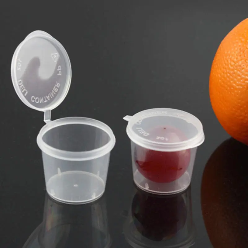 50 Pcs/Set Plastic Disposable Sugar Ketchup Food Storage Container 40ml Transparent Sauce Cup Salad Jam Dip Box With Lid HG99
50 Pcs/Set Plastic Disposable Sugar Ketchup Food Storage Container 40ml Transparent Sauce Cup Salad Jam Dip Box With Lid HG99