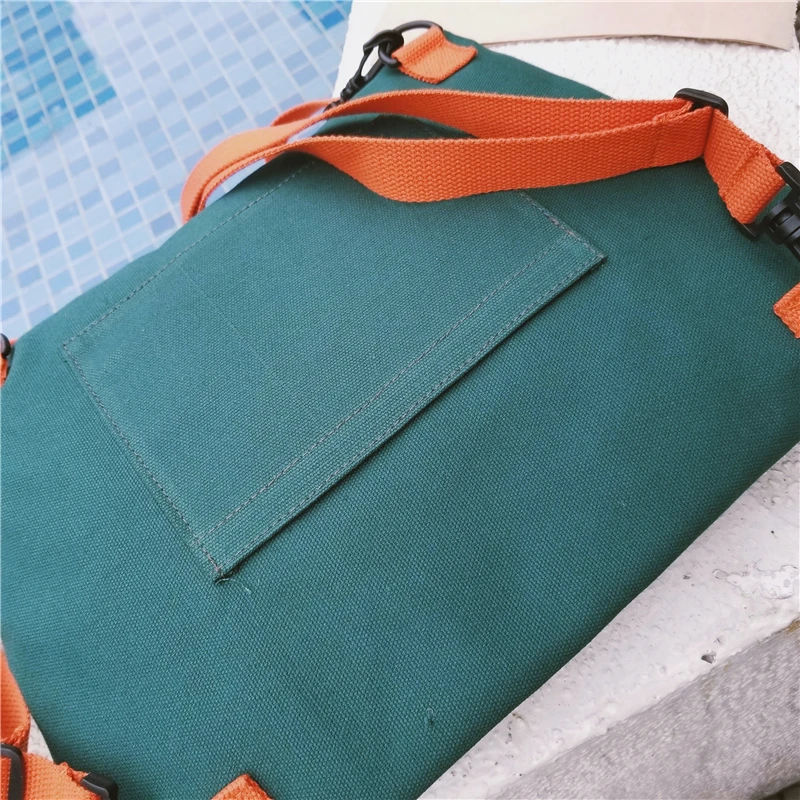 Menghuo Top Quality Women Canvas Backpack Bookbag Female Dual Purpose Shoulder Bag Daily Travel Backpacks Crossbody Bags Mochila (68)