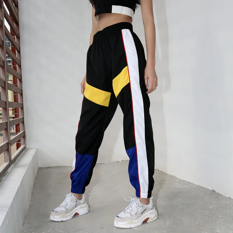 fashion women's casual pants new mosaic contrast color Loose Joggers Trousers High Waist Sweatpants Streetwear Harem Pants
fashion women's casual pants new mosaic contrast color Loose Joggers Trousers High Waist Sweatpants Streetwear Harem Pants