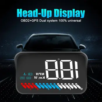 Head-Up Display LED Color Screen HUD GPS Speed Warning OBD2 Fault Code Elimination Car Diagnostic Tool Windscreen Projector r25
Head-Up Display LED Color Screen HUD GPS Speed Warning OBD2 Fault Code Elimination Car Diagnostic Tool Windscreen Projector r25
