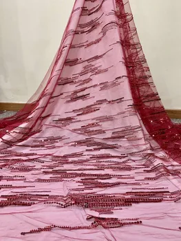 High Quality African Lace Fabric French Net Embroidery Stones Tulle Lace Fabric For Nigerian Party Dress VISAFE231
High Quality African Lace Fabric French Net Embroidery Stones Tulle Lace Fabric For Nigerian Party Dress VISAFE231