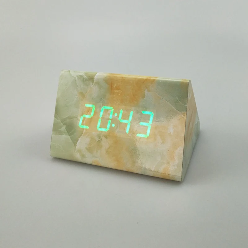 Marble Texture Wooden Alarm Clock Digital LED Europe Desk Clock Temperature Calendar Display Table Watch Bedroom Decorations
Marble Texture Wooden Alarm Clock Digital LED Europe Desk Clock Temperature Calendar Display Table Watch Bedroom Decorations
