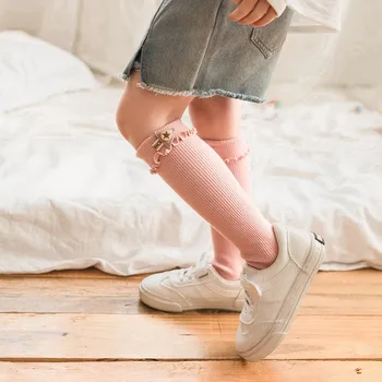 New Spring Baby Girls Solid Color Cotton Knee High Socks With Ear Socks 
New Spring Baby Girls Solid Color Cotton Knee High Socks With Ear Socks