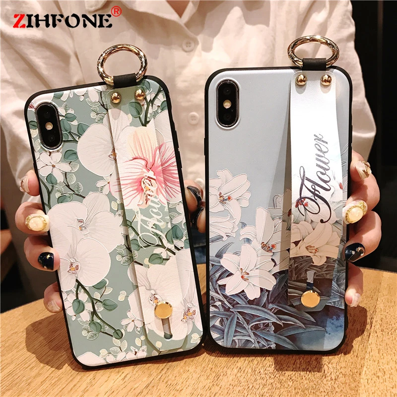 Fashion Flower Phone Case For Huawei Honor 7A 7C 10 9 Silicone Soft Wristband Back Cover Huawei Nova 3i 3 P Smart Plus Case Capa
Fashion Flower Phone Case For Huawei Honor 7A 7C 10 9 Silicone Soft Wristband Back Cover Huawei Nova 3i 3 P Smart Plus Case Capa