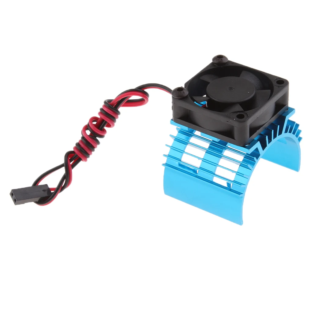 1110/540/550 Motor Heat Sink with Fan Cooling for HSP Sakura Traxxas RC 1:10 RC Car Parts Accessory Blue