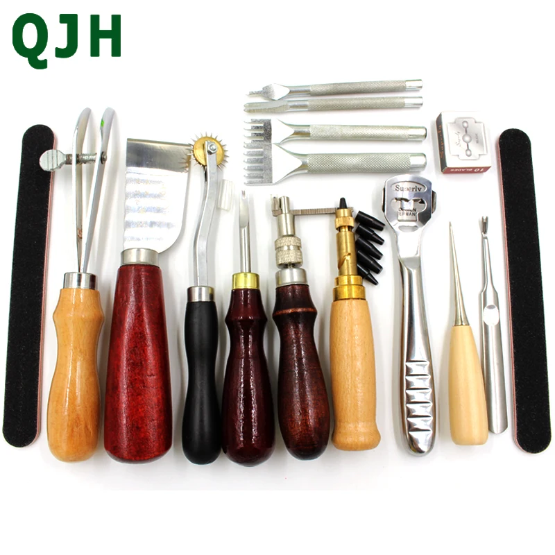15pcs Sewing Craft DIY Handmade Tools Punch Edger Trench Device Belt Puncher Set Leather Hand Tools
15pcs Sewing Craft DIY Handmade Tools Punch Edger Trench Device Belt Puncher Set Leather Hand Tools