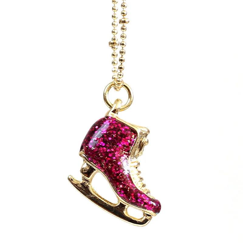 1PC New Fashion Cute Ice Skate Shoes Pendant Necklace Rose Red Color Chain Necklace For Women Costume Jewelry NE0066
1PC New Fashion Cute Ice Skate Shoes Pendant Necklace Rose Red Color Chain Necklace For Women Costume Jewelry NE0066