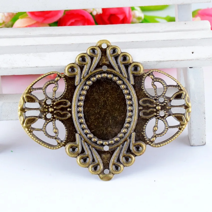 Free shipping 3Pcs Antique Bronze Filigree Cameo Frame Settings Wraps Connnector Decoration DIY Embellishments 6.9x5.6cm F0428
Free shipping 3Pcs Antique Bronze Filigree Cameo Frame Settings Wraps Connnector Decoration DIY Embellishments 6.9x5.6cm F0428