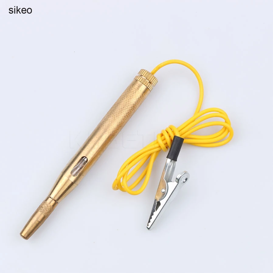 sikeo Test Pen Auto Car Truck Motorcycle Circuit Voltage DC 6V-24V Car Diagnostic Tools Car Tester machine Car Acessories
sikeo Test Pen Auto Car Truck Motorcycle Circuit Voltage DC 6V-24V Car Diagnostic Tools Car Tester machine Car Acessories