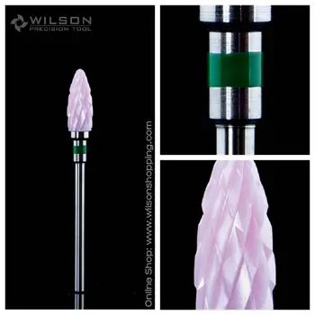 Bullet Shape-Extra Coarse-Pink Ceramic(6420301) - WILSON Ceramic Nail Drill Bit & Zirconia Ceramic Dental Burs
Bullet Shape-Extra Coarse-Pink Ceramic(6420301) - WILSON Ceramic Nail Drill Bit & Zirconia Ceramic Dental Burs