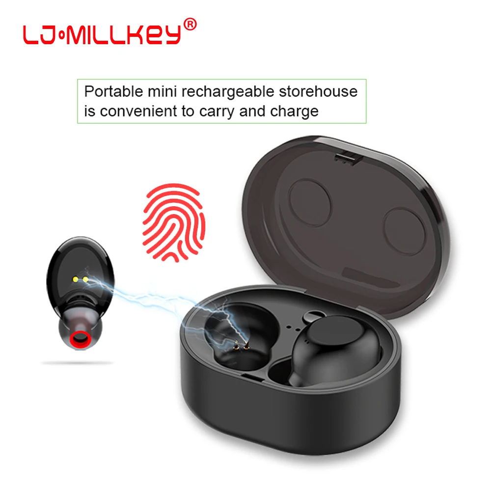 TWS Wireless Headphones Bluetooth 4.2 Headset Earphone Waterproof in-ear Sport Earphones Mini Earbuds for phone YZ118
TWS Wireless Headphones Bluetooth 4.2 Headset Earphone Waterproof in-ear Sport Earphones Mini Earbuds for phone YZ118