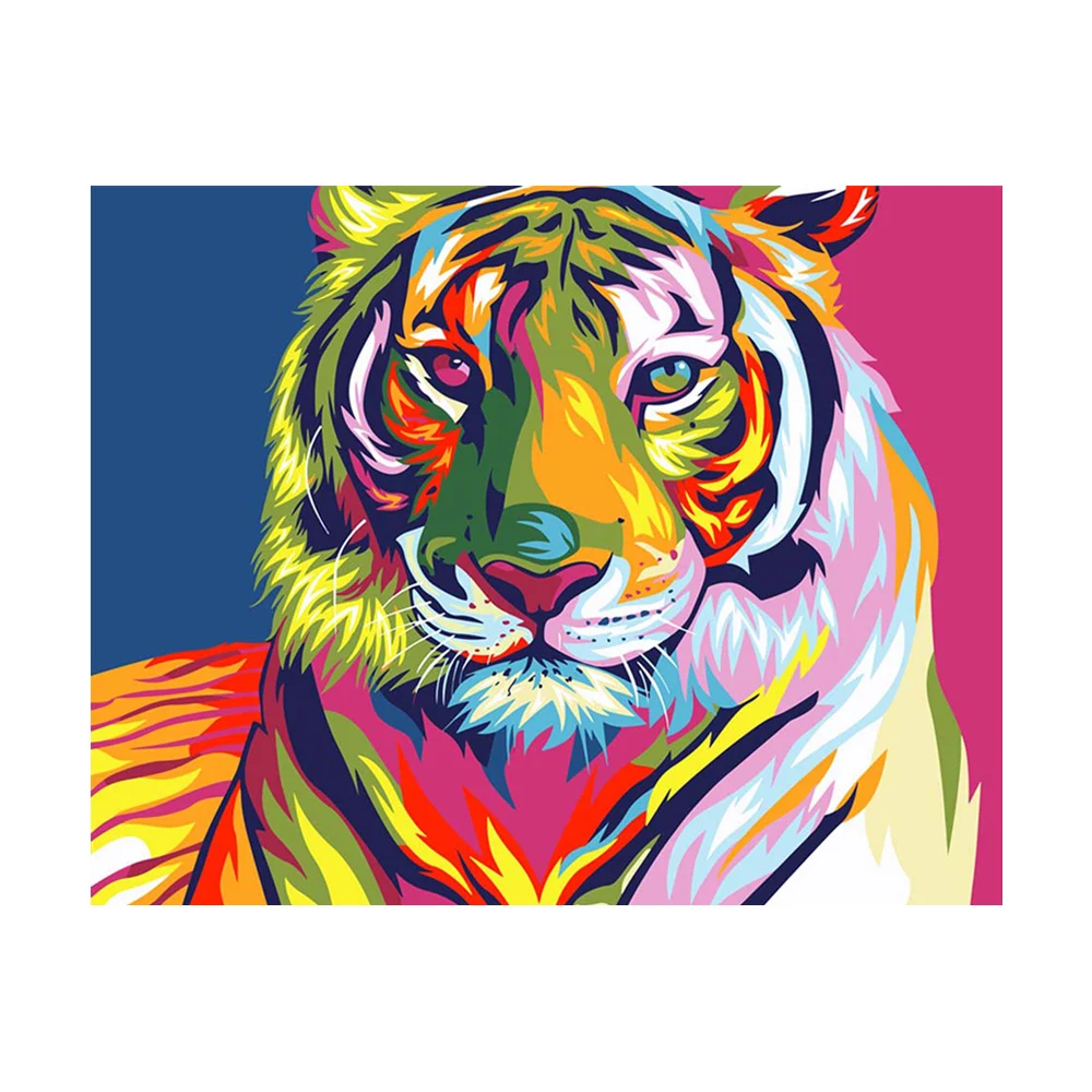Diamond Painting Cross Stitch Diy Embroidery Color Tiger Painting Round Drill Diamond Mosaic Beads Pasted Needlework
Diamond Painting Cross Stitch Diy Embroidery Color Tiger Painting Round Drill Diamond Mosaic Beads Pasted Needlework