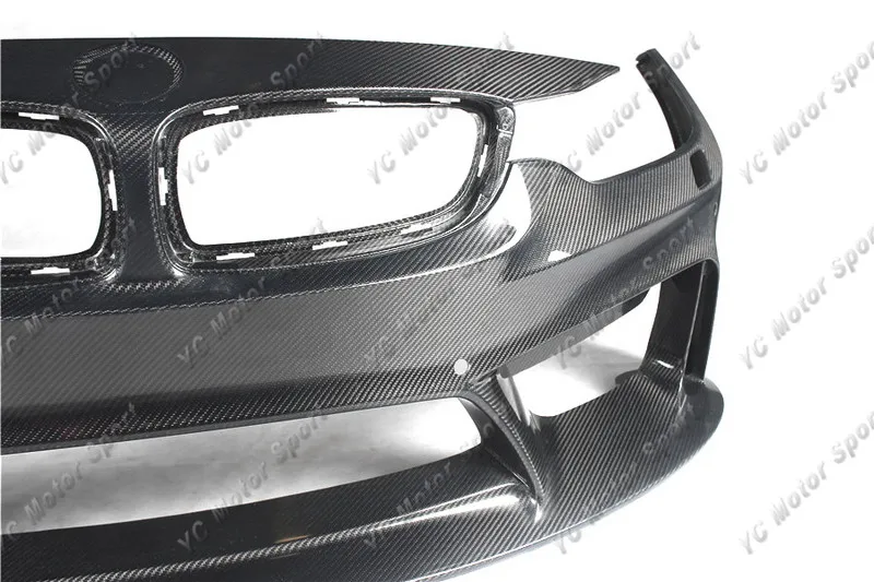 2014-2017 BMW F80 M3 F82 F83 M4 3D Design Style Front Bumper CF (4)_