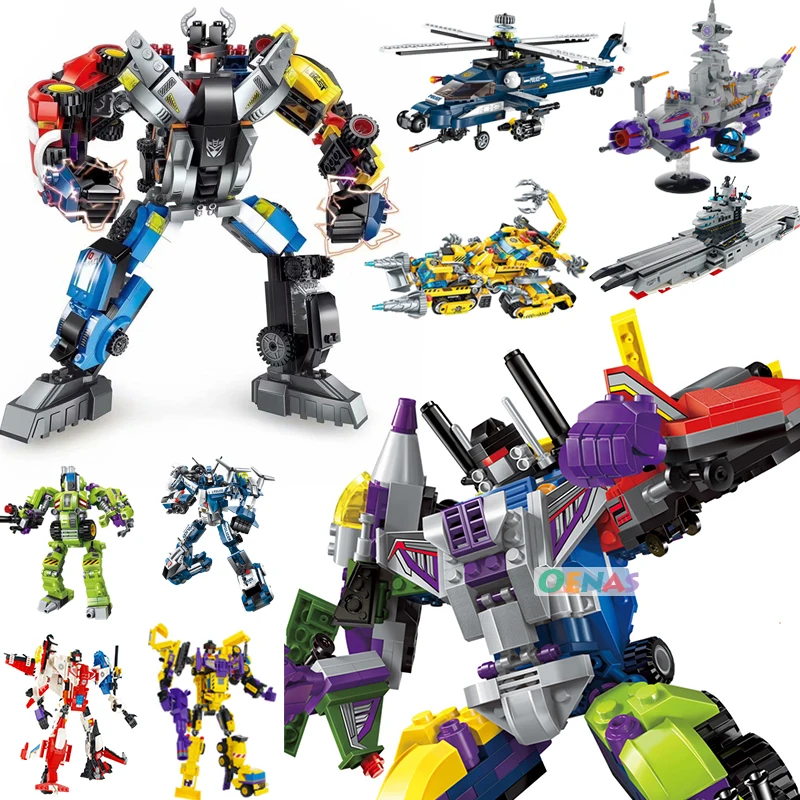 Enlighten Robot deformation transform car plane Building Blocks Educational DIY Brick fit legoed kids toys children gift
Enlighten Robot deformation transform car plane Building Blocks Educational DIY Brick fit legoed kids toys children gift