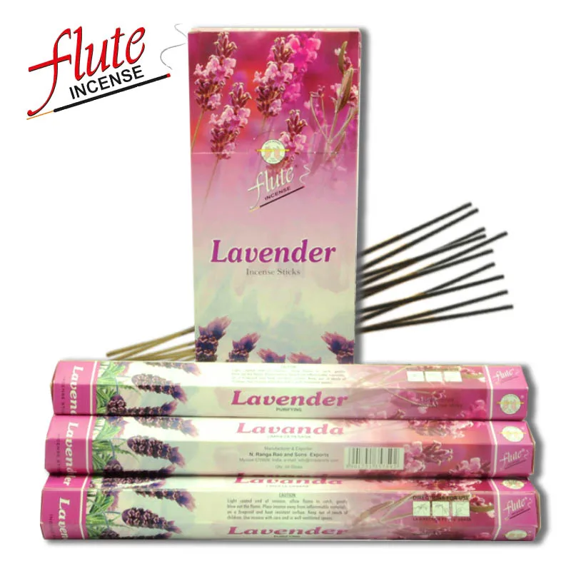 FLUTE 20 Sticks/Pack Lavender Aroma Spice Cored Stick incense Hand Rolled From Indian Burning in Tea House For Yoga
FLUTE 20 Sticks/Pack Lavender Aroma Spice Cored Stick incense Hand Rolled From Indian Burning in Tea House For Yoga