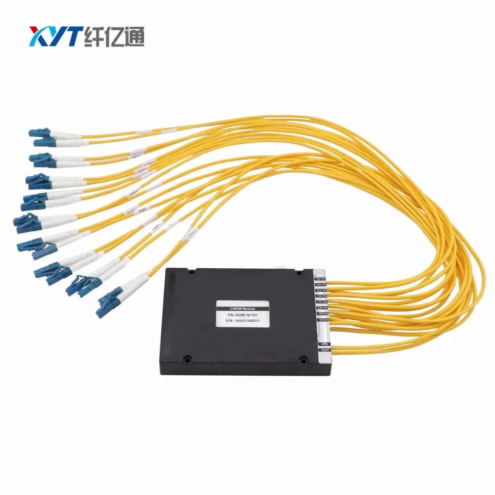 High quality 8 channel dual fiber 2 input 16 output Dense Wavelength Division Multiplexing MUX/DEMUX
High quality 8 channel dual fiber 2 input 16 output Dense Wavelength Division Multiplexing MUX/DEMUX