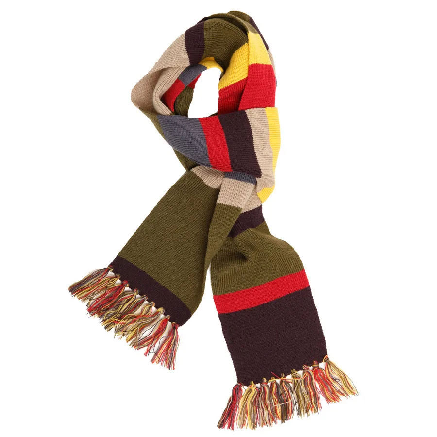 Who Cosplay Doctor The 4th Fourth Dr Tom Baker Costume Full Set Suit With Scarf