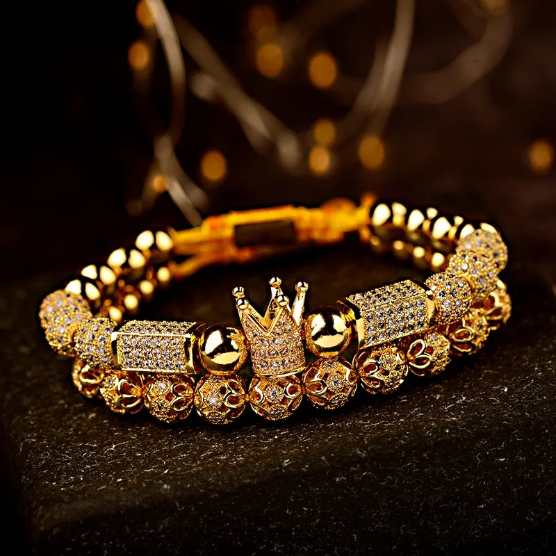 OIQUEI Luxury Jewelry Couple Distance Bracelets For Women 2019 Charm White Zircon Imperial crown Geometric Bracelet Men 2Pcs/Set
OIQUEI Luxury Jewelry Couple Distance Bracelets For Women 2019 Charm White Zircon Imperial crown Geometric Bracelet Men 2Pcs/Set