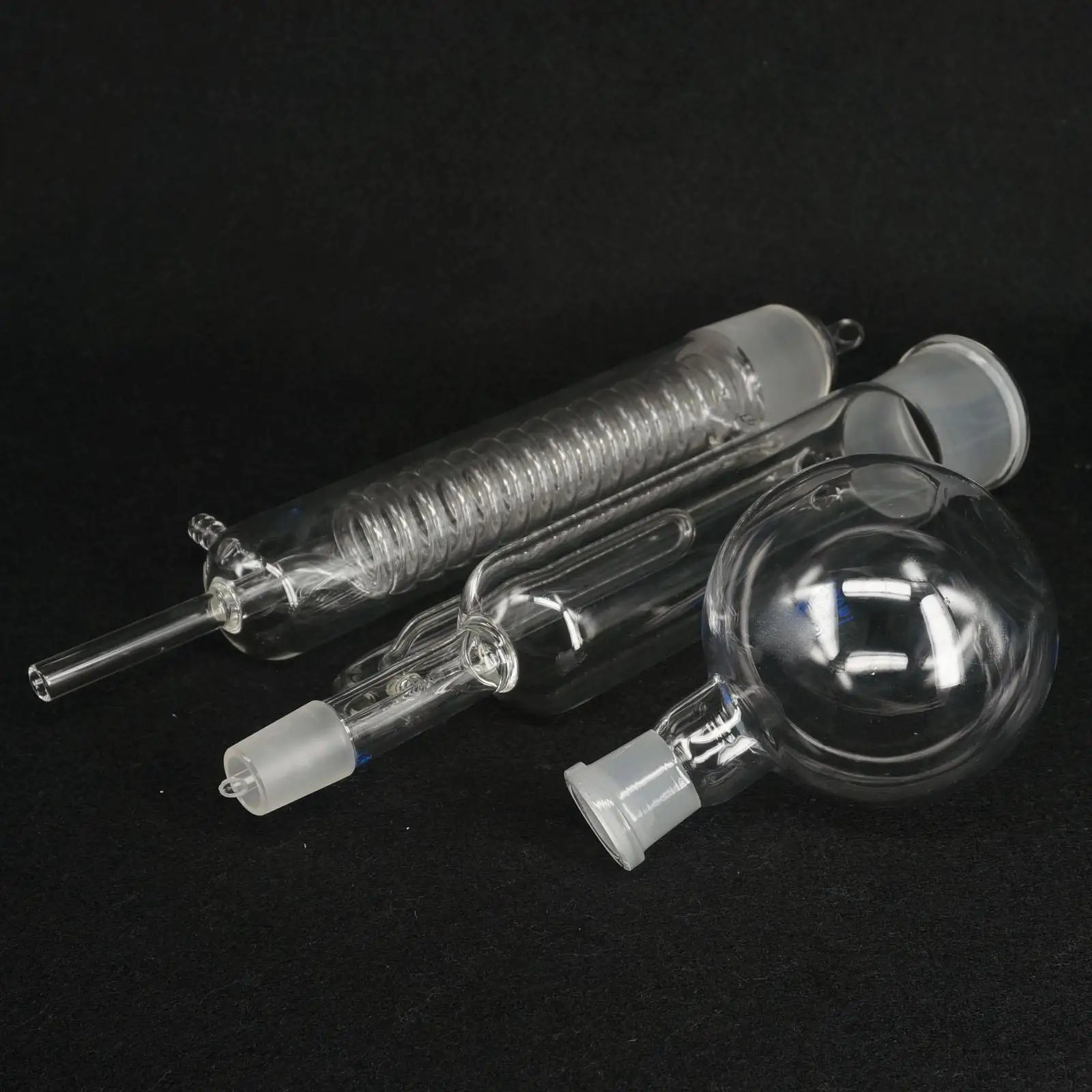 250ml Capacity Borosilicate Glass Upper 40mm Lower 24mm Extraction Apparatus Soxhlet with Coil Condenser Lab Glassware
250ml Capacity Borosilicate Glass Upper 40mm Lower 24mm Extraction Apparatus Soxhlet with Coil Condenser Lab Glassware