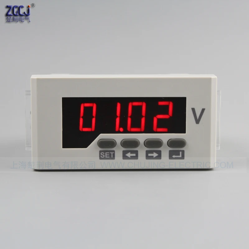 DC 0-120V Digital display DC voltage meter with RS485 communication function Modbus-RTU protocol 120V voltage panel meter
DC 0-120V Digital display DC voltage meter with RS485 communication function Modbus-RTU protocol 120V voltage panel meter