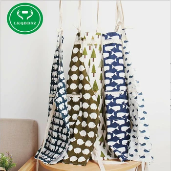 Cotton Kitchen Apron Printed Apron Women Avental Dining Room Barbecue Restaurant Pocket Halterneck Cartoon Man apron
Cotton Kitchen Apron Printed Apron Women Avental Dining Room Barbecue Restaurant Pocket Halterneck Cartoon Man apron