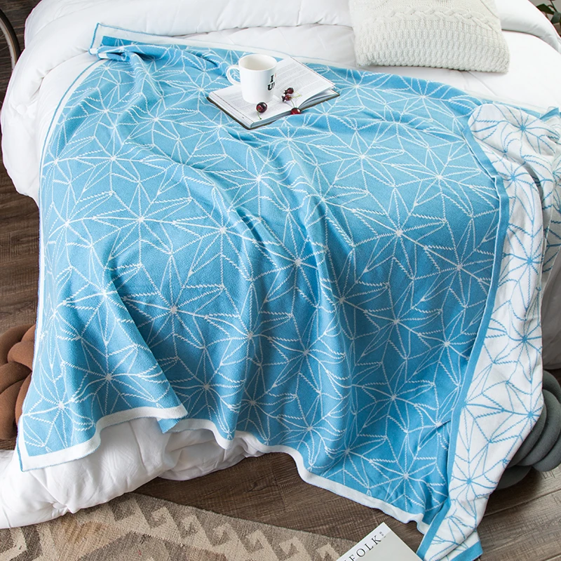 iDouillet Reversible Geometric Pattern 100% Cotton Knit Throw Blanket for Bed Sofa Couch Decorative Outdoor Throws 120x160cm
iDouillet Reversible Geometric Pattern 100% Cotton Knit Throw Blanket for Bed Sofa Couch Decorative Outdoor Throws 120x160cm
