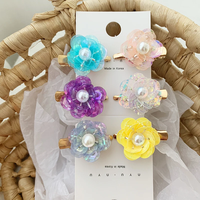 HZ 2019 New Fashion Colorful Hair Clip Laser Flower Barrette Fantasy Pearls Hair Grip Lovely Hairpin Hair Accessories for Women 
HZ 2019 New Fashion Colorful Hair Clip Laser Flower Barrette Fantasy Pearls Hair Grip Lovely Hairpin Hair Accessories for Women