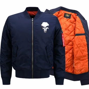 Winter Thick Warm Men Flight jacket Air Force One Skull Head Pilot Jackets for Men Women Baseball Uniform Parka Streetwear Coats
Winter Thick Warm Men Flight jacket Air Force One Skull Head Pilot Jackets for Men Women Baseball Uniform Parka Streetwear Coats