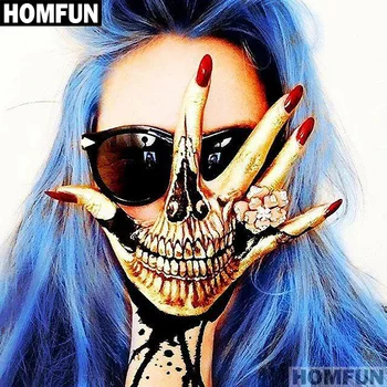 HOMFUN Full Square/Round Drill 5D DIY Diamond Painting "Beautiful skeleton" 3D Embroidery Cross Stitch 5D Decor Gift A01469
HOMFUN Full Square/Round Drill 5D DIY Diamond Painting "Beautiful skeleton" 3D Embroidery Cross Stitch 5D Decor Gift A01469