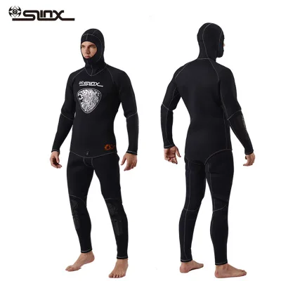 Slinx 5MM Wetsuits Long-sleeved Split Diving Suit With Hood Wetsuit Two-piece Fishing Suit Spearfishing Scuba Snorkrling For men
Slinx 5MM Wetsuits Long-sleeved Split Diving Suit With Hood Wetsuit Two-piece Fishing Suit Spearfishing Scuba Snorkrling For men