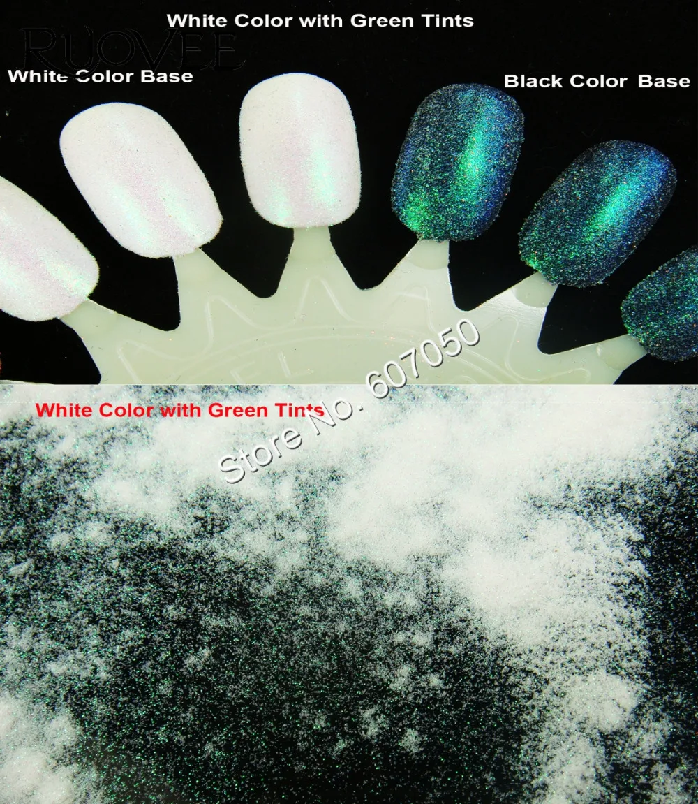 0.05MM 002inch Iridescent White with Green Tints Shining Cosmetic Glitter nail Dust Powder for Gel polish Crafts Decorations
0.05MM 002inch Iridescent White with Green Tints Shining Cosmetic Glitter nail Dust Powder for Gel polish Crafts Decorations