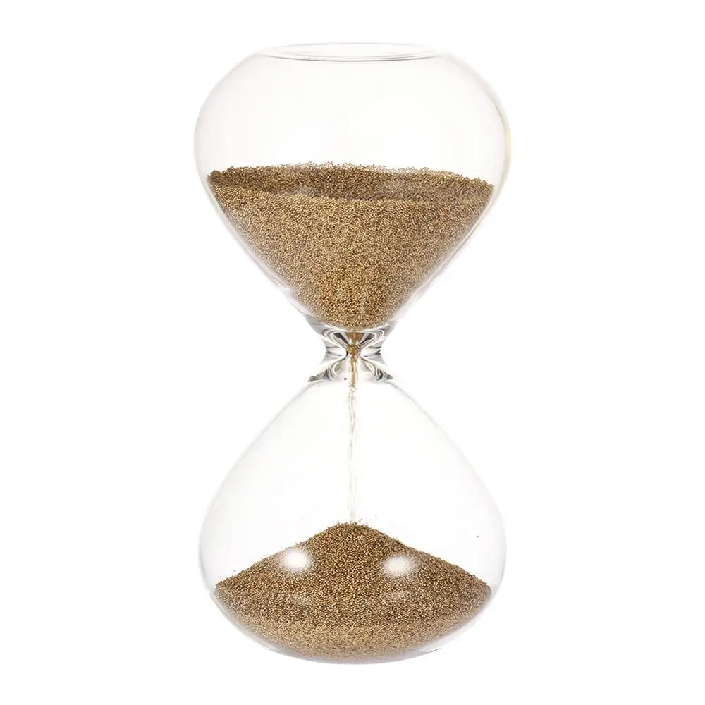 Golden glass + sand 3 minutes creative decoration gold beads timing hourglass 11.5x6cm-1
Golden glass + sand 3 minutes creative decoration gold beads timing hourglass 11.5x6cm-1