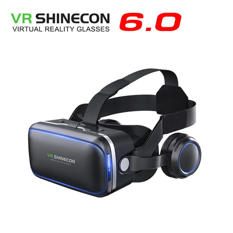 Original VR Shinecon 6.0 3D VR Box Helmet With Headphone Virtual Reality VR Glasses Headset VR for 4-6 inch Mobile Phone
Original VR Shinecon 6.0 3D VR Box Helmet With Headphone Virtual Reality VR Glasses Headset VR for 4-6 inch Mobile Phone