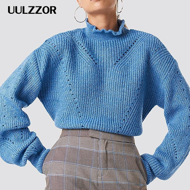 UULZZOR High Elastic Solid Turtleneck Sweater Summer Women 2019 Autumn Long Sleeve Knitwear Loose Women Sweater and Pullover
UULZZOR High Elastic Solid Turtleneck Sweater Summer Women 2019 Autumn Long Sleeve Knitwear Loose Women Sweater and Pullover