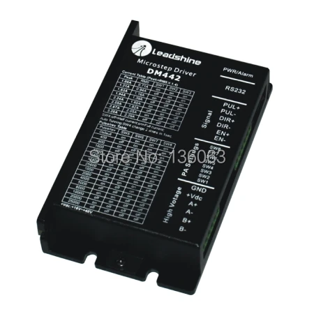 DM442 Leadshine Stepper driver For NEMA 17 to NEMA 23 motor,work at 24V-40V ,out 4.2 A based on the DSP design
DM442 Leadshine Stepper driver For NEMA 17 to NEMA 23 motor,work at 24V-40V ,out 4.2 A based on the DSP design