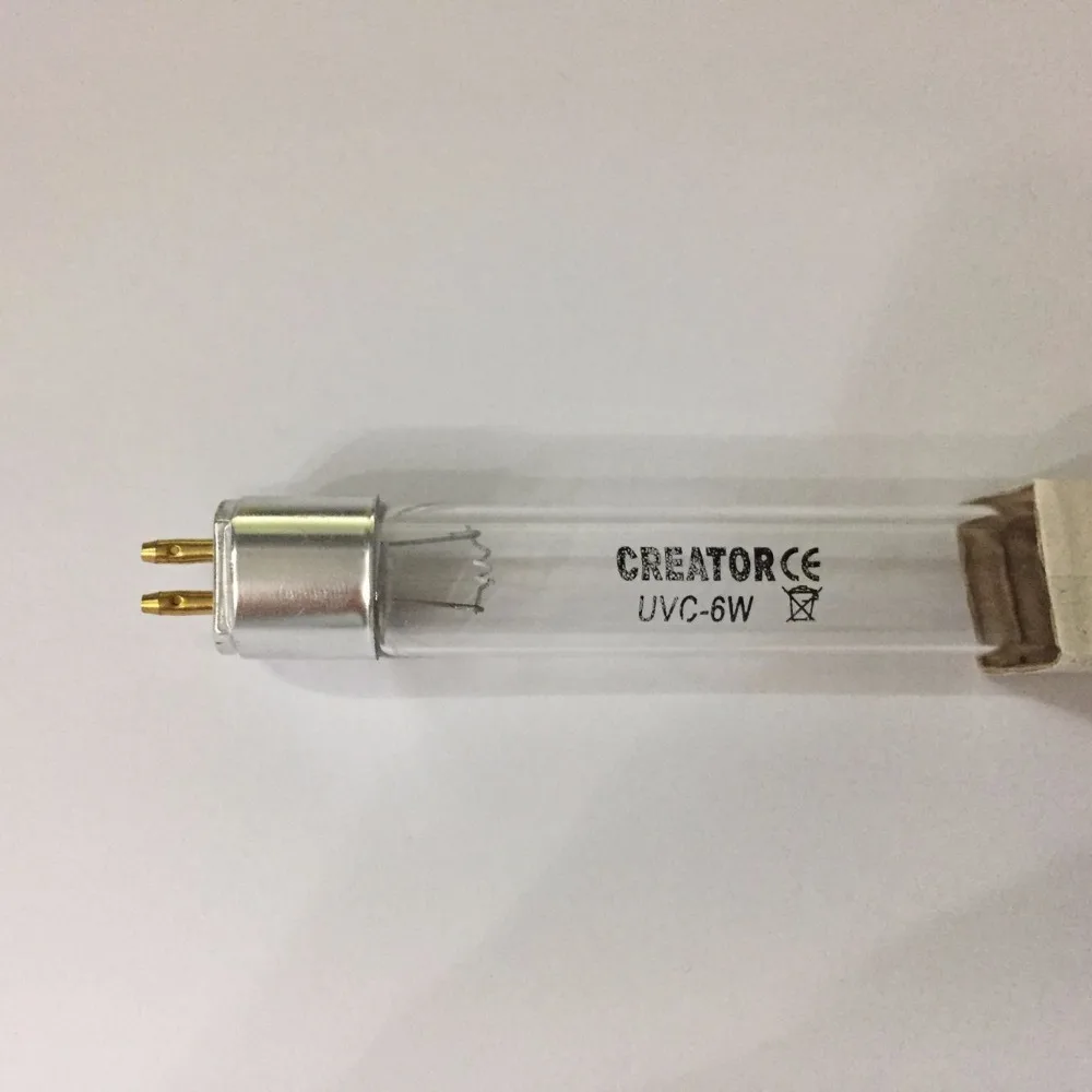 T5 4W 6W 8W UVC Germicidal lamp ,UV 6W Disinfection cabinet light bulb 9000 hours,free shipping
T5 4W 6W 8W UVC Germicidal lamp ,UV 6W Disinfection cabinet light bulb 9000 hours,free shipping