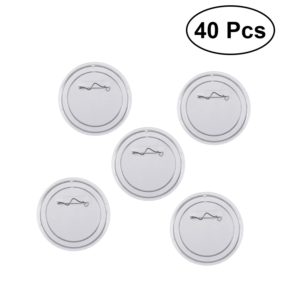 40 PCS Transparent Clear Brooch Pins Breastpin Button Badges Set Kids Gift Decor for Clothes DIY Crafts and Childrens Craft DIY
40 PCS Transparent Clear Brooch Pins Breastpin Button Badges Set Kids Gift Decor for Clothes DIY Crafts and Childrens Craft DIY