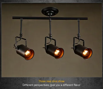 2/3 Heads Industrial LED Ceiling Lamp Rail Lamp Leds Spot lights Ceiling Light Fixture Spot Lighting for Shop Store
2/3 Heads Industrial LED Ceiling Lamp Rail Lamp Leds Spot lights Ceiling Light Fixture Spot Lighting for Shop Store